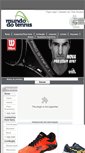 Mobile Screenshot of mundodotennis.com.br
